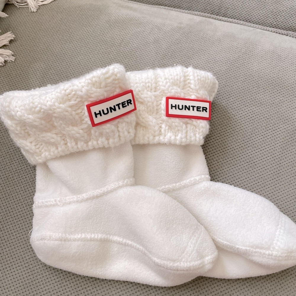 Hunter kids’ boot socks